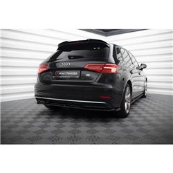 Maxton - Lames De Pare-Chocs Arrière Latérales Audi A3 Sportback 8V Facelift 