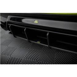 Maxton - Street Pro Central Diffuseur Arriere V.2 BMW 1 F40 M-Pack / M135i Noir-Rouge