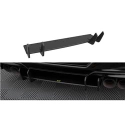 Maxton - Street Pro Central Diffuseur Arriere V.3 BMW 1 F40 M-Pack / M135i Noir-Rouge