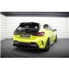 Maxton - Street Pro Central Diffuseur Arriere V.4 BMW 1 F40 M-Pack / M135i Noir-Rouge