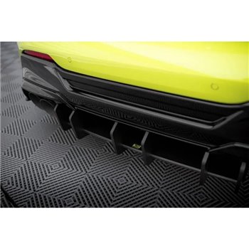 Maxton - Street Pro Central Diffuseur Arriere V.4 BMW 1 F40 M-Pack / M135i Noir-Rouge