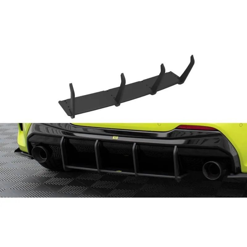 Maxton - Street Pro Central Diffuseur Arriere V.1 BMW 1 F40 M-Pack / M135i Noir