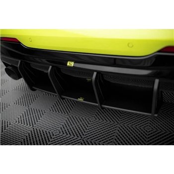Maxton - Street Pro Central Diffuseur Arriere V.1 BMW 1 F40 M-Pack / M135i Noir