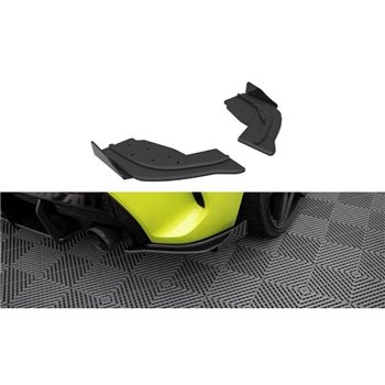 Maxton - Street Pro Lame Du Pare Chocs Arriere V.1 V.1 BMW 1 F40 M-Pack / M135i Noir + Rabats Brillant