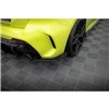 Maxton - Street Pro Lame Du Pare Chocs Arriere V.1 V.1 BMW 1 F40 M-Pack / M135i Noir-Rouge + Rabats Brillant