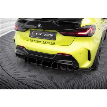 Maxton - Street Pro Central Diffuseur Arriere V.4 BMW 1 F40 M-Pack / M135i Rouge