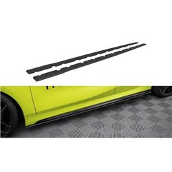 Maxton - Street Pro Rajouts Des Bas De Caisse BMW 1 M-Pack / M135i / 128ti F40 Noir-Rouge