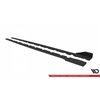 Maxton - Street Pro Rajouts Des Bas De Caisse BMW 1 M-Pack / M135i / 128ti F40 Noir-Rouge + Rabats Brillant