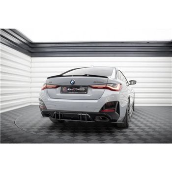 Maxton - Street Pro Central Diffuseur Arriere BMW 4 Gran Coupe M440i G26 Noir