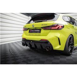 Maxton - Diffuseur Arrière Complet V.3 BMW 1 F40 M-Pack/ M135i / 128ti (Version avec échappements simples sur deux côtés) 