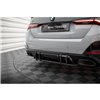 Maxton - Street Pro Central Diffuseur Arriere BMW 4 Gran Coupe M440i G26 Noir-Rouge