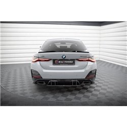 Maxton - Street Pro Central Diffuseur Arriere BMW 4 Gran Coupe M440i G26 Rouge