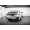 Maxton - Street Pro Central Diffuseur Arriere BMW 4 Gran Coupe M440i G26 Rouge