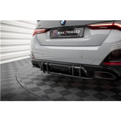 Maxton - Street Pro Central Diffuseur Arriere BMW 4 Gran Coupe M440i G26 Rouge