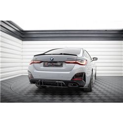 Maxton - Street Pro Lame Du Pare Chocs Arriere BMW 4 Gran Coupe M440i G26 Noir-Rouge