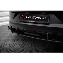 Maxton - Street Pro Central Diffuseur Arriere Kia Proceed GT Mk1 Facelift Rouge