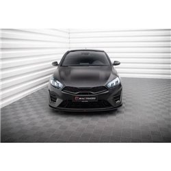 Maxton - Street Pro Lame Du Pare-Chocs Avant Kia Proceed GT Mk3 Facelift / Ceed GT / GT - Line Mk1 Facelift Noir-Rouge