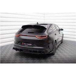 Maxton - Street Pro Central Diffuseur Arriere Kia Proceed GT Mk1 Facelift Noir-Rouge
