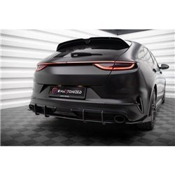 Maxton - Street Pro Central Diffuseur Arriere Kia Proceed GT Mk1 Facelift Noir-Rouge