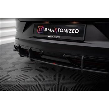 Maxton - Street Pro Central Diffuseur Arriere Kia Proceed GT Mk1 Facelift Noir