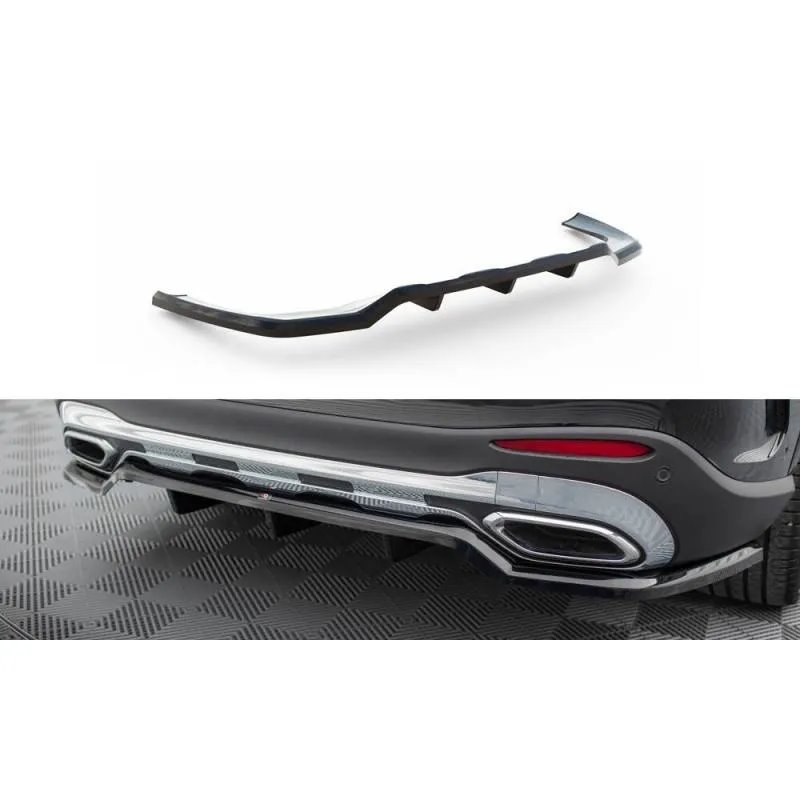 Maxton - Arriere Splitter (avec une barre verticale) Mercedes-Benz GLC AMG-Line X254