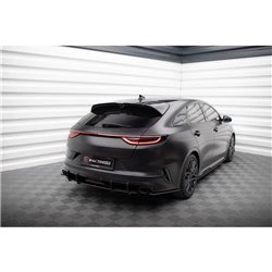 Maxton - Street Pro Lame Du Pare Chocs Arriere Kia Proceed GT Mk1 Facelift Noir-Rouge