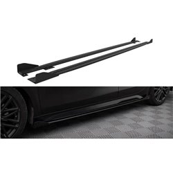 Maxton - Street Pro Rajouts Des Bas De Caisse Kia Proceed GT / GT-Line Mk1 Facelift / Ceed GT Mk3 Facelift Noir-Rouge + Rabats B