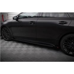Maxton - Street Pro Rajouts Des Bas De Caisse Kia Proceed GT / GT-Line Mk1 Facelift / Ceed GT Mk3 Facelift Noir-Rouge + Rabats B