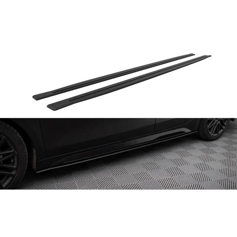 Maxton - Street Pro Rajouts Des Bas De Caisse Kia Proceed GT / GT-Line Mk1 Facelift / Ceed GT Mk3 Facelift Noir