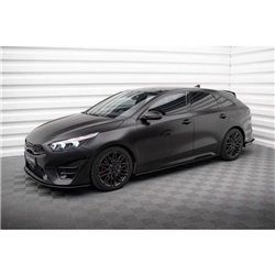 Maxton - Street Pro Rajouts Des Bas De Caisse Kia Proceed GT / GT-Line Mk1 Facelift / Ceed GT Mk3 Facelift Noir