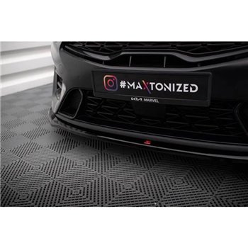 Maxton - Lame Du Pare-Chocs Avant V.1 Kia Proceed GT Mk3 Facelift / Ceed GT / GT - Line Mk1 Facelift 