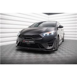 Maxton - Lame Du Pare-Chocs Avant V.1 Kia Proceed GT Mk3 Facelift / Ceed GT / GT - Line Mk1 Facelift 