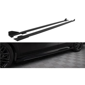 Maxton - Street Pro Rajouts Des Bas De Caisse Kia Proceed GT / GT-Line Mk1 Facelift / Ceed GT Mk3 Facelift Noir + Rabats Brillan