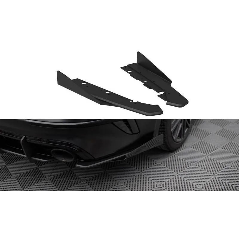 Maxton - Street Pro Lame Du Pare Chocs Arriere Kia Proceed GT Mk1 Facelift Noir + Rabats Brillant