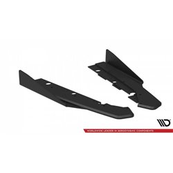 Maxton - Street Pro Lame Du Pare Chocs Arriere Kia Proceed GT Mk1 Facelift Noir + Rabats Brillant 
