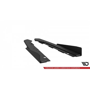 Maxton - Street Pro Lame Du Pare Chocs Arriere Kia Proceed GT Mk1 Facelift Noir + Rabats Brillant 