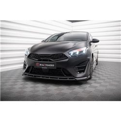 Maxton - Lame Du Pare-Chocs Avant V.2 Kia Proceed GT Mk3 Facelift / Ceed GT / GT - Line Mk1 Facelift 
