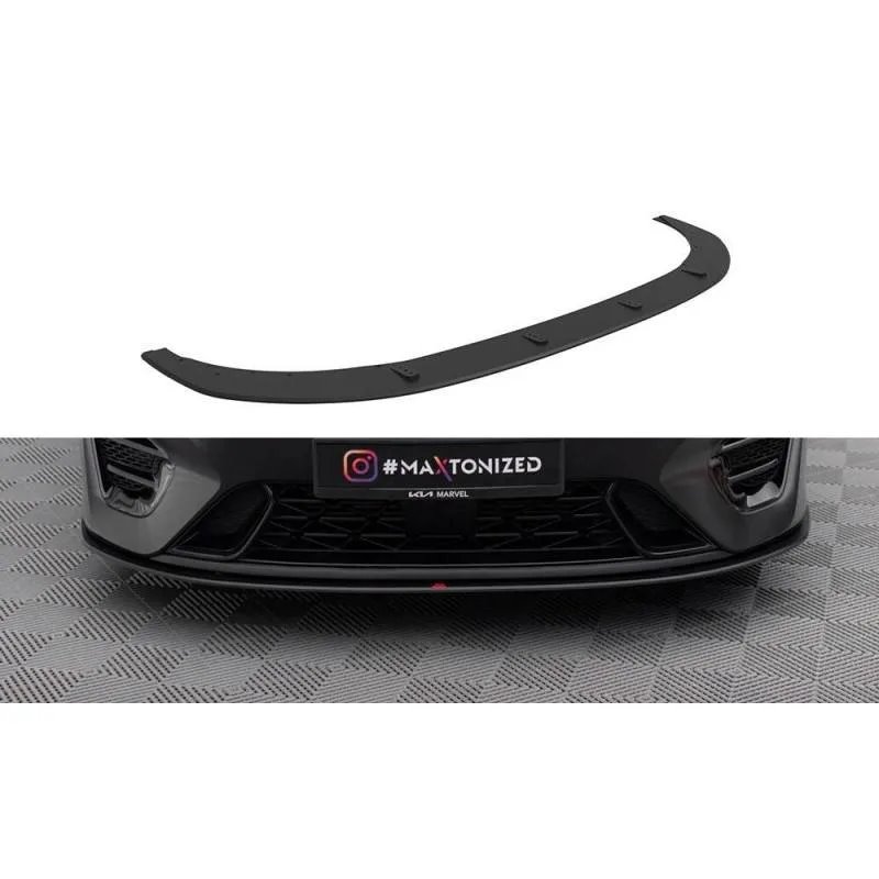 Maxton - Street Pro Lame Du Pare-Chocs Avant Kia Proceed GT Mk3 Facelift / Ceed GT / GT - Line Mk1 Facelift Noir