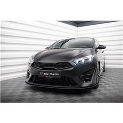 Maxton - Street Pro Lame Du Pare-Chocs Avant Kia Proceed GT Mk3 Facelift / Ceed GT / GT - Line Mk1 Facelift Noir