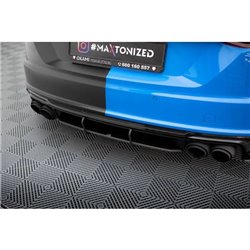 Maxton - Street Pro Central Diffuseur Arriere Audi TT S 8S Facelift Rouge