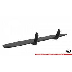 Maxton - Street Pro Central Diffuseur Arriere Audi TT S 8S Facelift Noir-Rouge