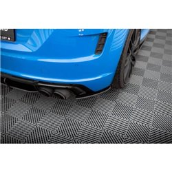 Maxton - Street Pro Lame Du Pare Chocs Arriere Audi TT S 8S Facelift Noir-Rouge