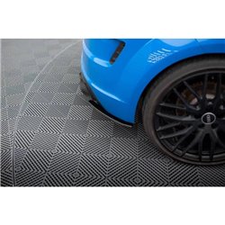 Maxton - Street Pro Lame Du Pare Chocs Arriere Audi TT S 8S Facelift Noir-Rouge