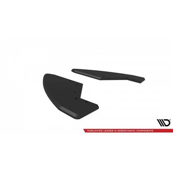 Maxton - Street Pro Lame Du Pare Chocs Arriere Audi TT S 8S Facelift Noir-Rouge