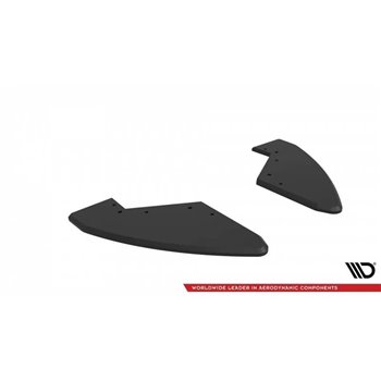Maxton - Street Pro Lame Du Pare Chocs Arriere Audi TT S 8S Facelift Noir-Rouge