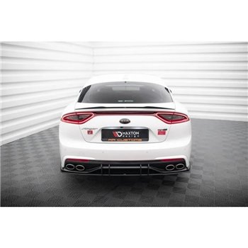 Maxton - Street Pro Central Diffuseur Arriere Kia Stinger Mk1 Rouge