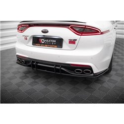 Maxton - Street Pro Central Diffuseur Arriere Kia Stinger Mk1 Rouge