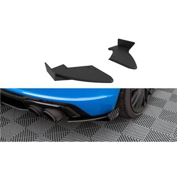 Maxton - Street Pro Lame Du Pare Chocs Arriere Audi TT S 8S Facelift Noir + Rabats Brillant