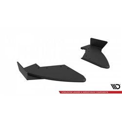 Maxton - Street Pro Lame Du Pare Chocs Arriere Audi TT S 8S Facelift Noir + Rabats Brillant 