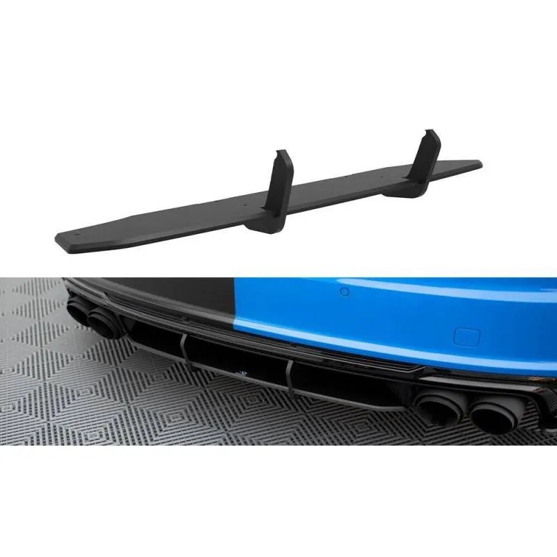Maxton - Street Pro Central Diffuseur Arriere Audi TT S 8S Facelift Noir